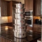 Kitchen Care Salwano cookware (1-6) 12 Pieces Aluminum Set