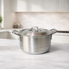 AR Cookware Royal Jadeed Set (1-5) - 10 Pieces Metal Finish Set