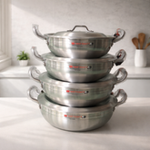 WESTPOINT Cooking WOK 8 Pieces Aluminum Cookware