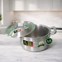 AR Cookware Royal Jadeed Set (1-5) - 10 Pieces Metal Finish Set