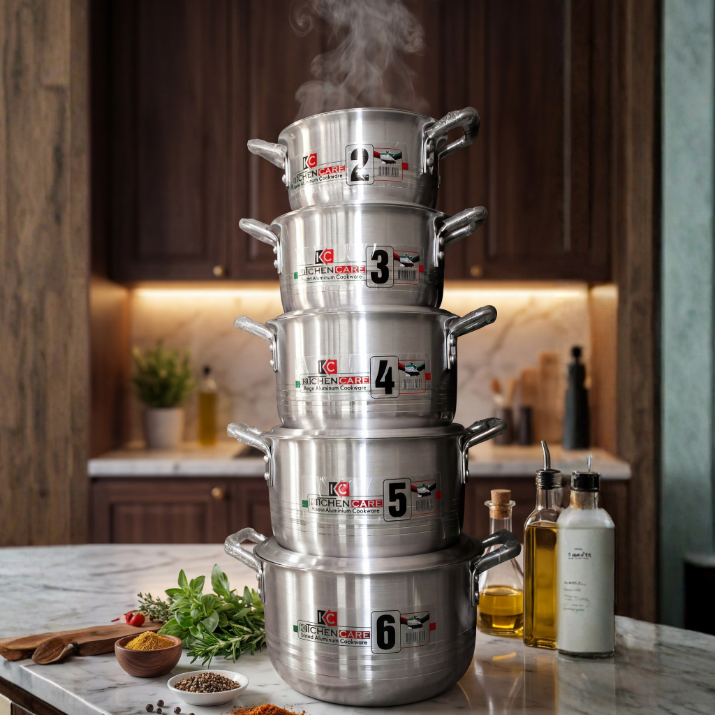 Kitchen Care-Cookware (2-6) 10 Pcs Cooking Set