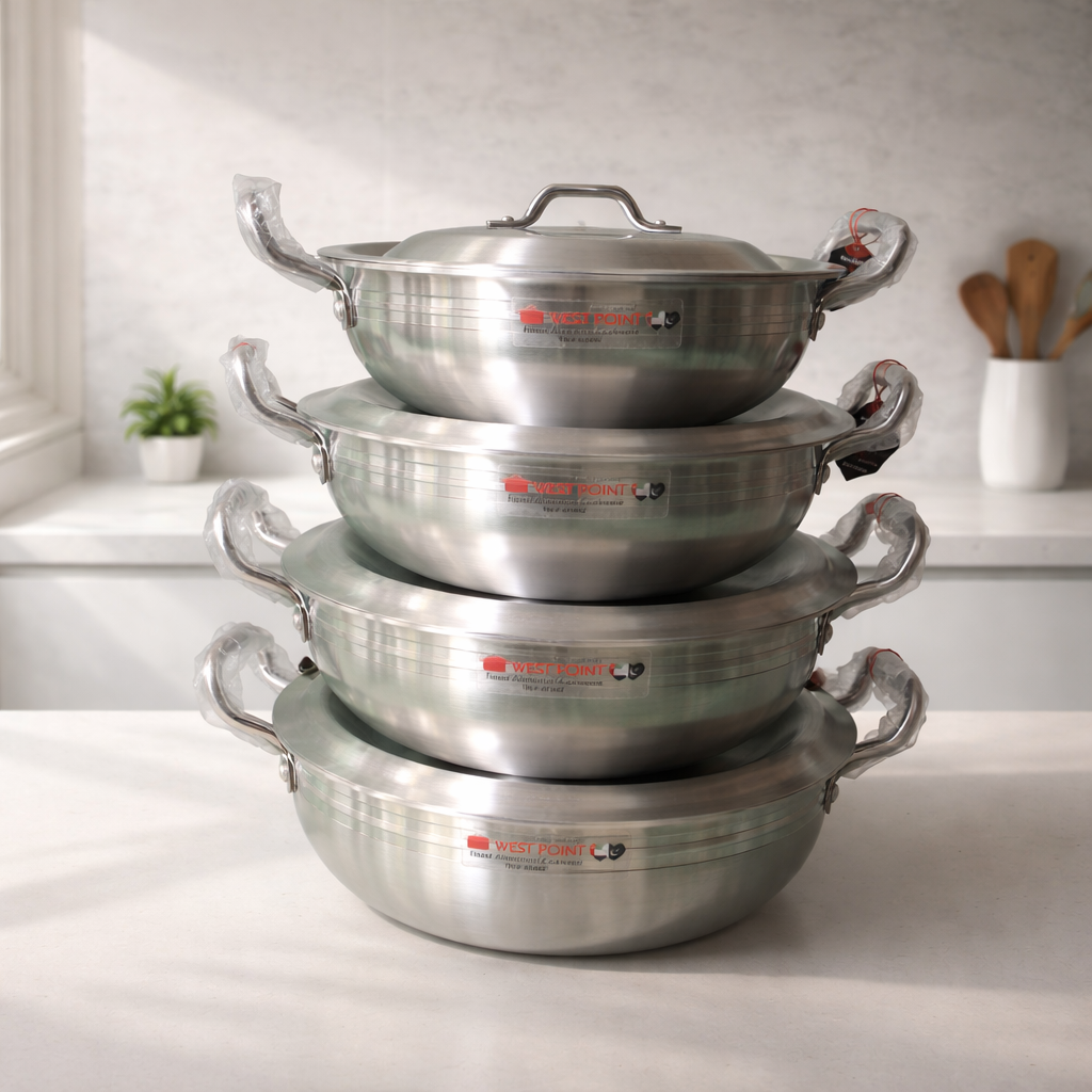WESTPOINT Cooking WOK 8 Pieces Aluminum Cookware