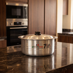 Kitchen care Pot - Salwano 8 pcs Aluminum Metal Finish Set (7x10)